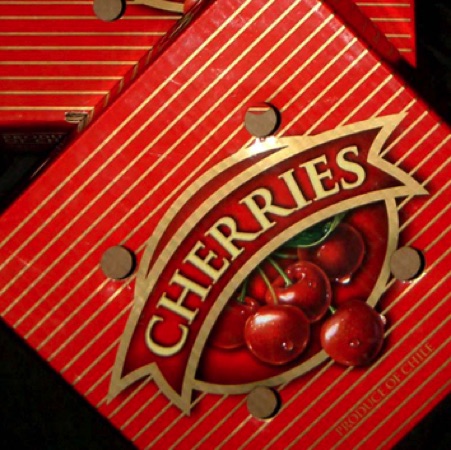 Caja Cherries Unifrutti Offset Caja Cherries Unifrutti Offset